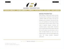 Tablet Screenshot of bargeproperties.com